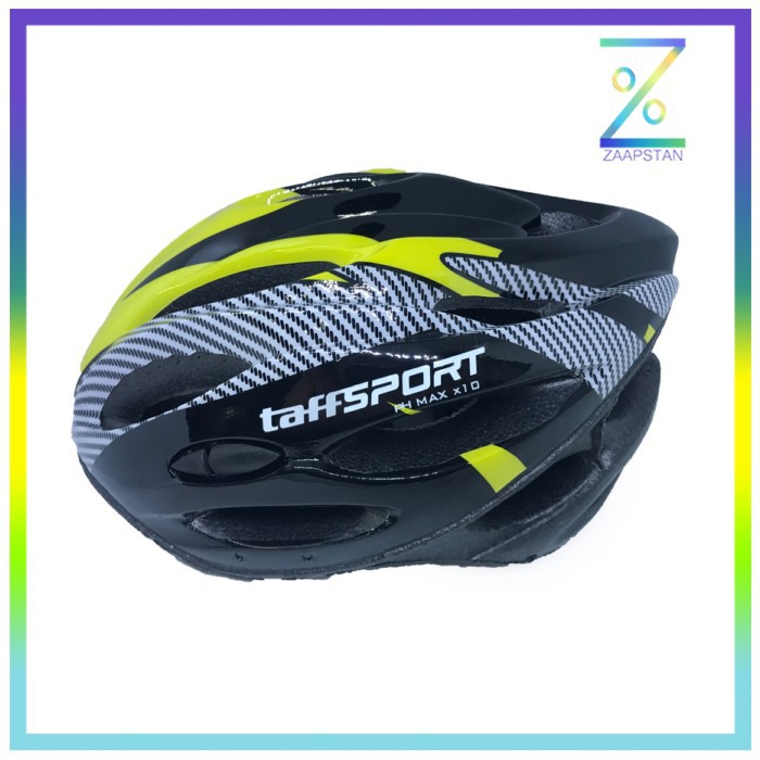 TaffSPORT Helm Sepeda EPS Foam PVC Shell - x10 - Yellow