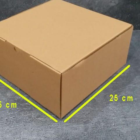 

✧ Dus Kue Coklat 25x25 x12 / 10 pc / Kardus Box 25 x 25 ✻