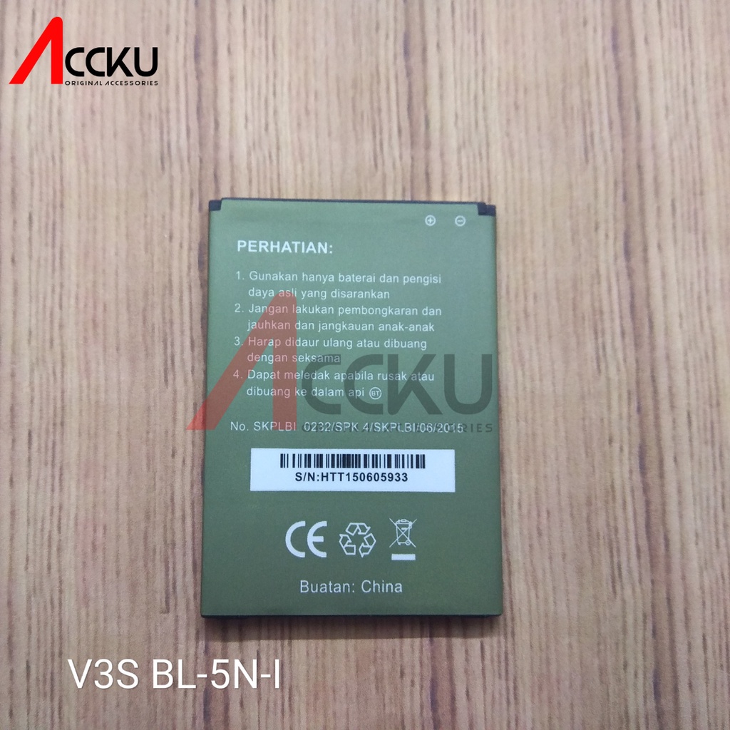 BL-5N-i BATRE BATTERY BATERAI SMARTFREEN ANDROMAX V3S / BL-5N-1 HIGH QUALITY