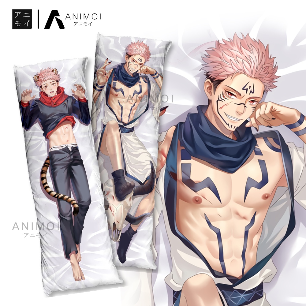 Sarung Bantal Dakimakura Anime Jujutsu Kaisen || Itadori Yuuji || Sukuna
