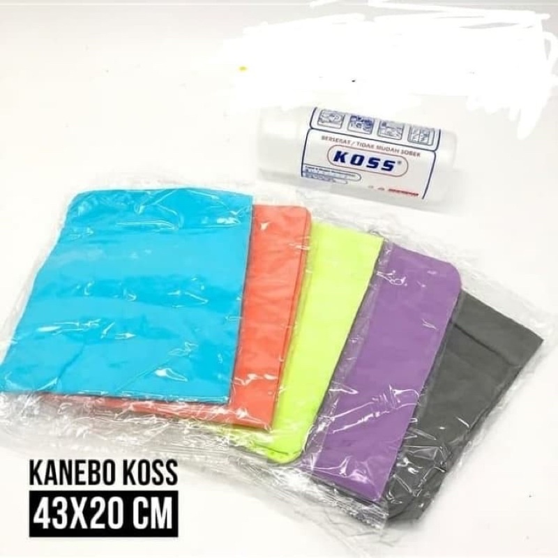 Kanebo KOSS lap kain refil chamois 42 x17 / Lap Kanebo KOSS Serbaguna / Lap Kanebo Serbafungi Untuk Kendaraan