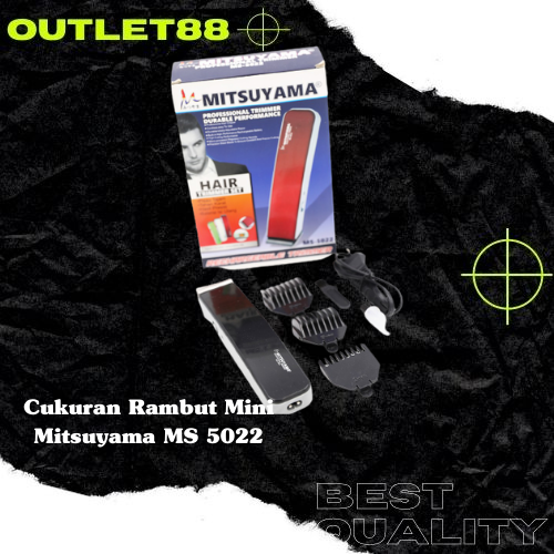 MITSUYAMA - Alat Cukur Rambut Elektrik MS 5022 / MS 5011 - Alat Cukur Rambut Kumis dan Jenggot 1 Set