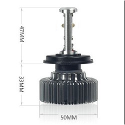 Lampu Utama Motor LED CREE 4 Mata 40 Watt Hi / Lo Motor H6 / H4 / H7 / HS1 Matik Bebek Moge 40W