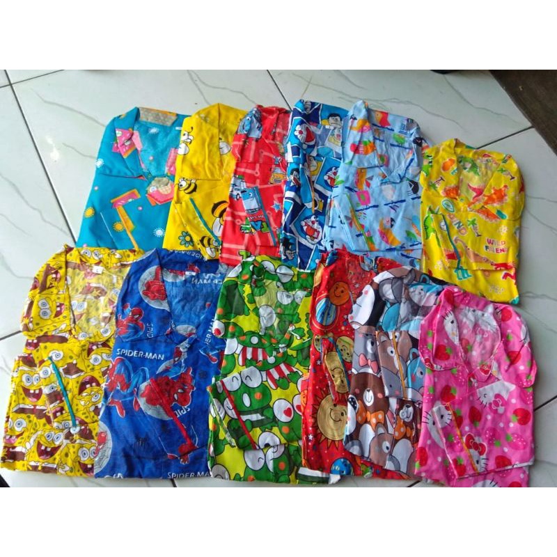 PIAMA ANAK/M L XL/POLY MICRO/Tangan panjang