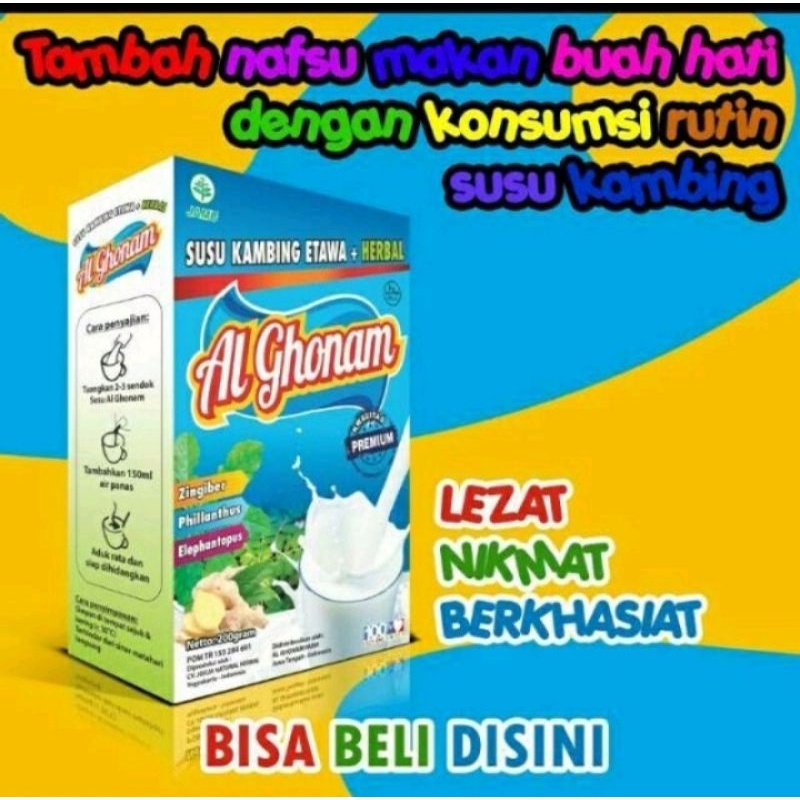 

Susu Kambing Etawa AL GHONAM