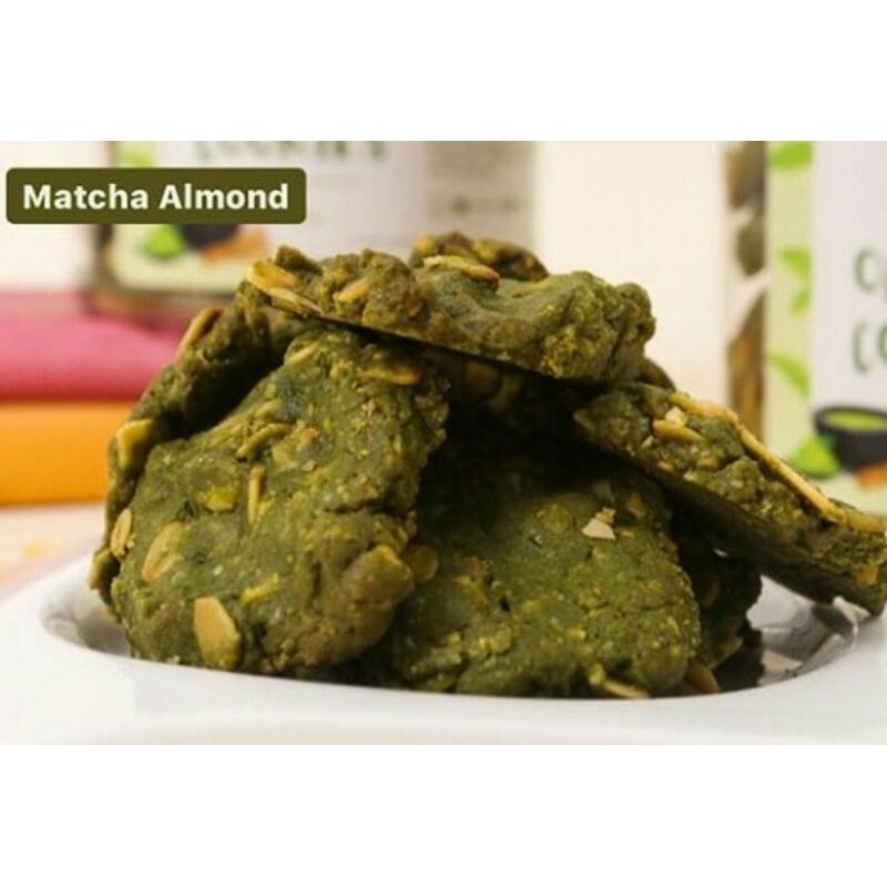 

Oatmeal Cookies - Matcha Almond (225gr)