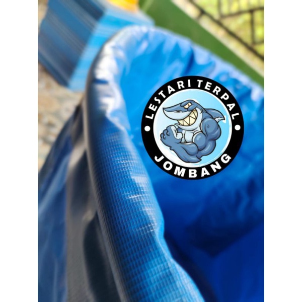 Artavela45 Vet Koi Vat Koi Kolam Bulat Diameter 2 Fullset Rangka Pipa Orcid / Tinggal Pasang / Bahan