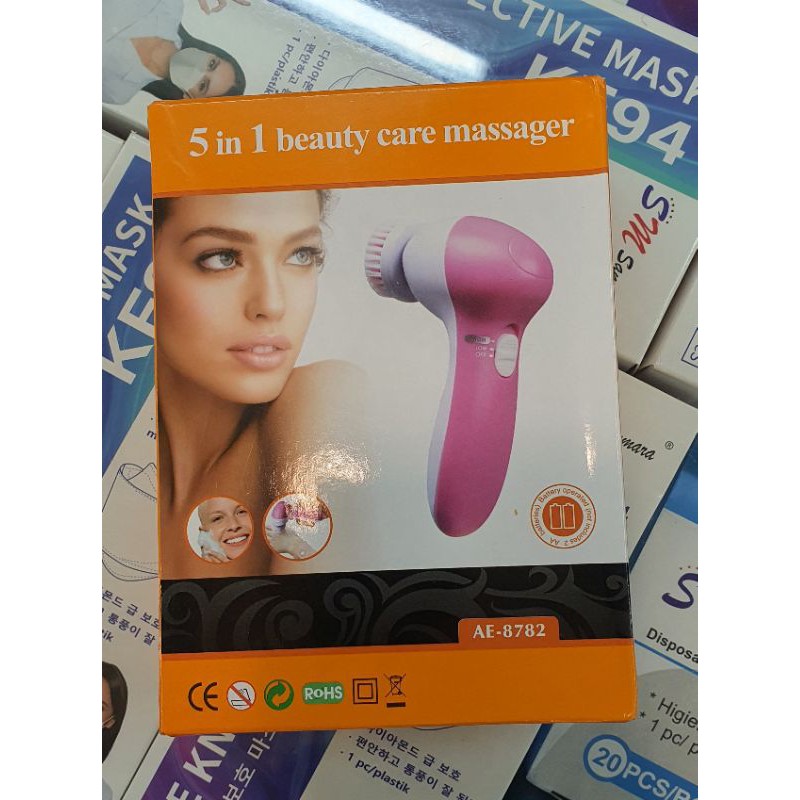 Facial Wajah/facial cleansing massager 6 in 1 /5in1 face beauty massage/alat pembersih wajah