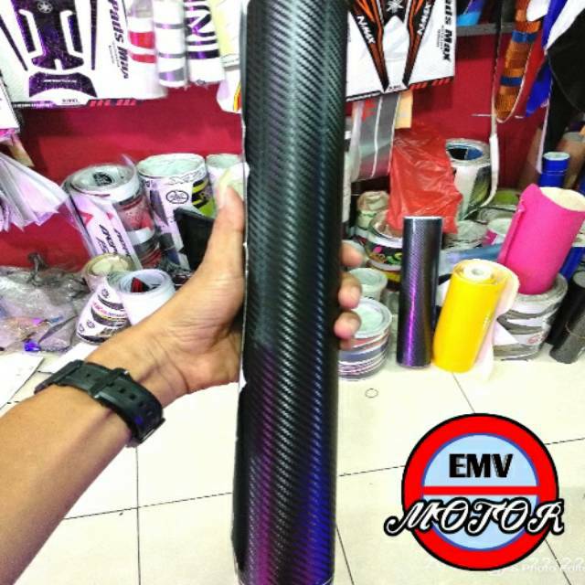 

Skotlite karbon motip kasar sisik ular ukuran 1 meter x 45 cm