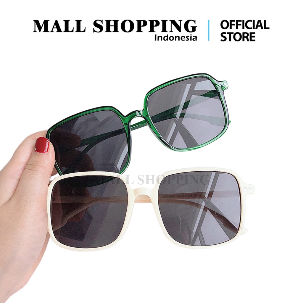 (COD) Kacamata Wanita Hitam Kotak Gaya Style Sunglasses Fashion Eyewear ❤️❤️MALLSHOPPING❤️❤️