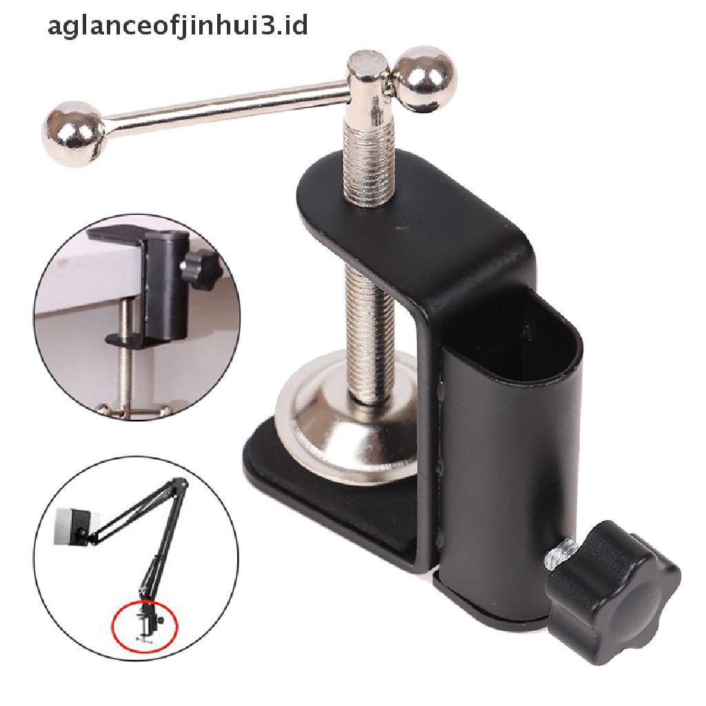 Bracket Holder Lampu Meja Cantilever Dengan Penjepit