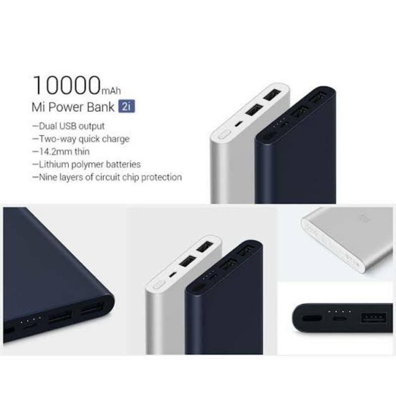 Power Bank Xiaomi 2 10.000 mah - 2 USB