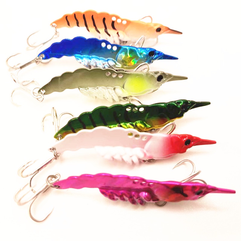 1pc Umpan Pancing VIB Spinner Spoon 7.4cm 14g Bahan Metal Untuk Memancing Ikan Trout