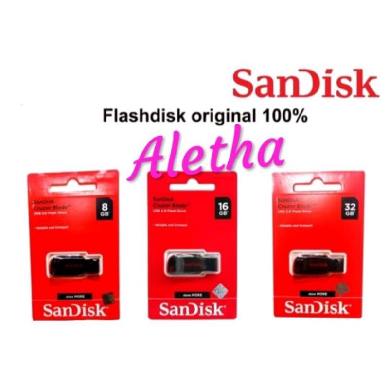 Flashdisk Sandisk 8 Gb. 16 Gb. 32 Gb. 64 Gb. Usb Ori garansi resmi Datascript