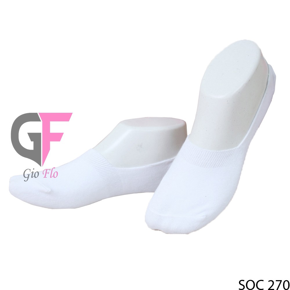 GIOFLO Kaus Kaki Terbaru Polos White / SOC 270