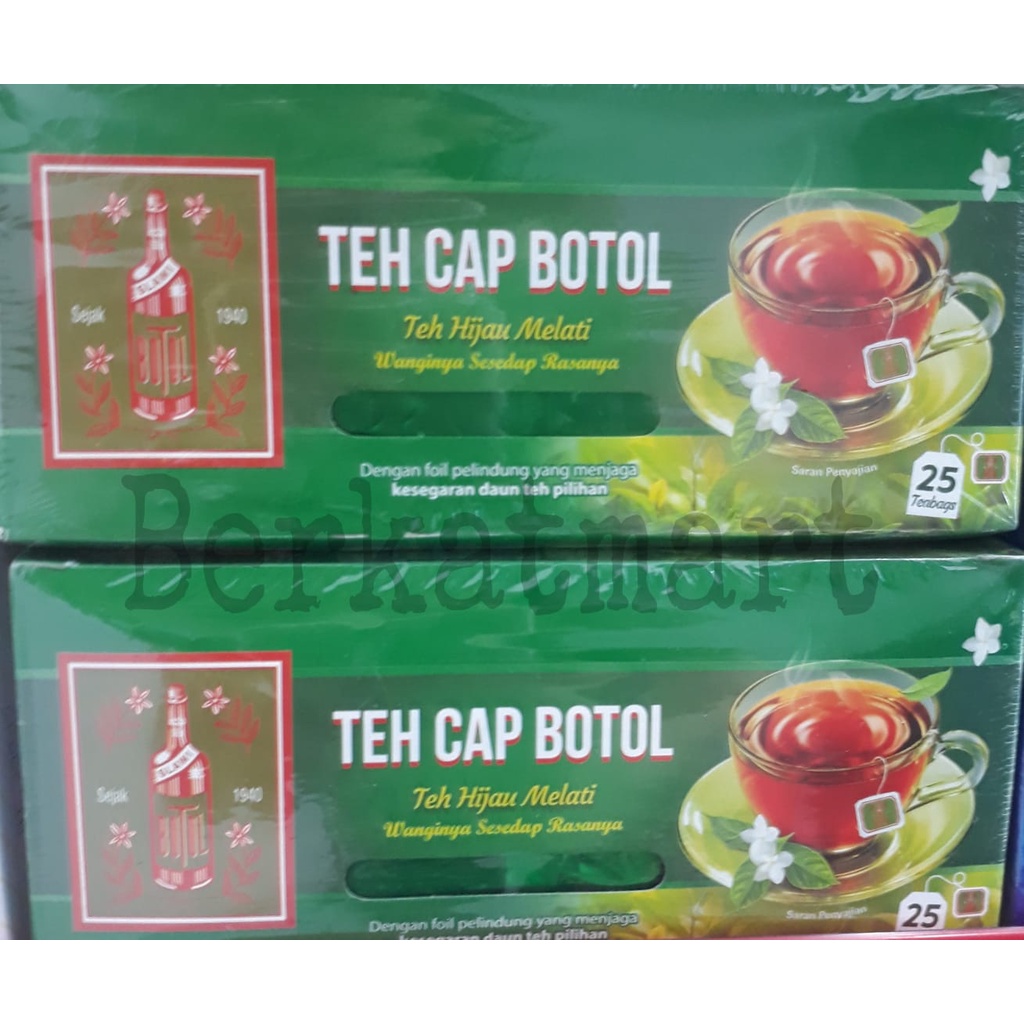 

TEH CELUP TEH CAP BOTOL TEH HIJAU MELATI ISI 25 BAG