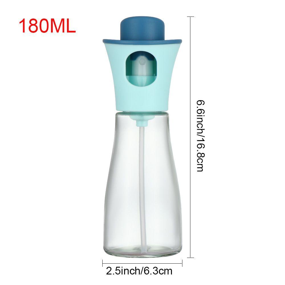 Solighter 180ML Olive Oil Sprayer Bottle Bermanfaat Push-type Dust-Proof Oil-Control Cooking Baking Seasoning Bottle