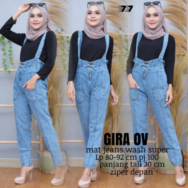 OVERALL CELANA JEANS WASH