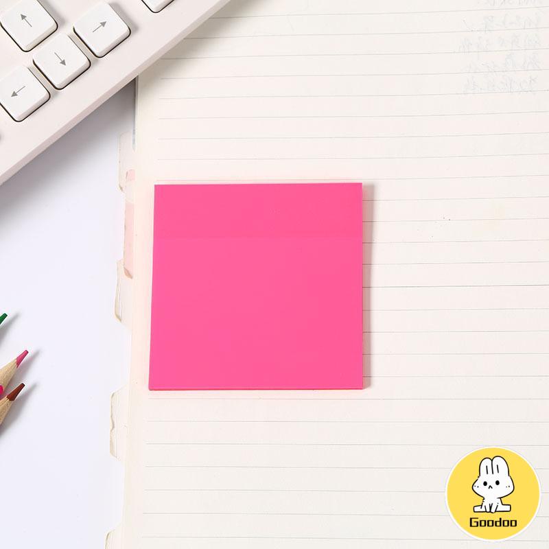 50PCS Stiker Transparan Fluorescent Tanpa Cover -Doo