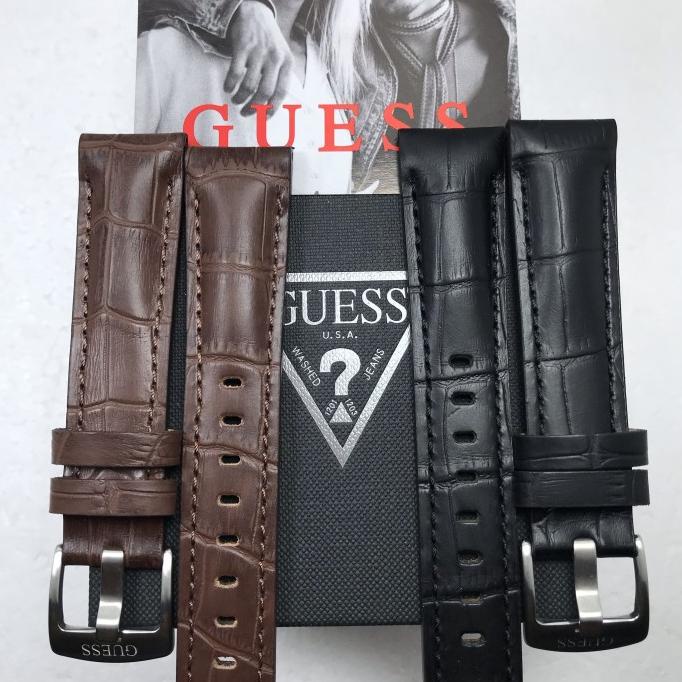 TALI JAM TANGAN GUESS KULIT CROCO ORIGINAL Termurah