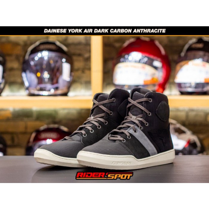 Biker Sepatu Riding Shoes Dainese York Air Dark Carbon Anthracite Boots Bike
