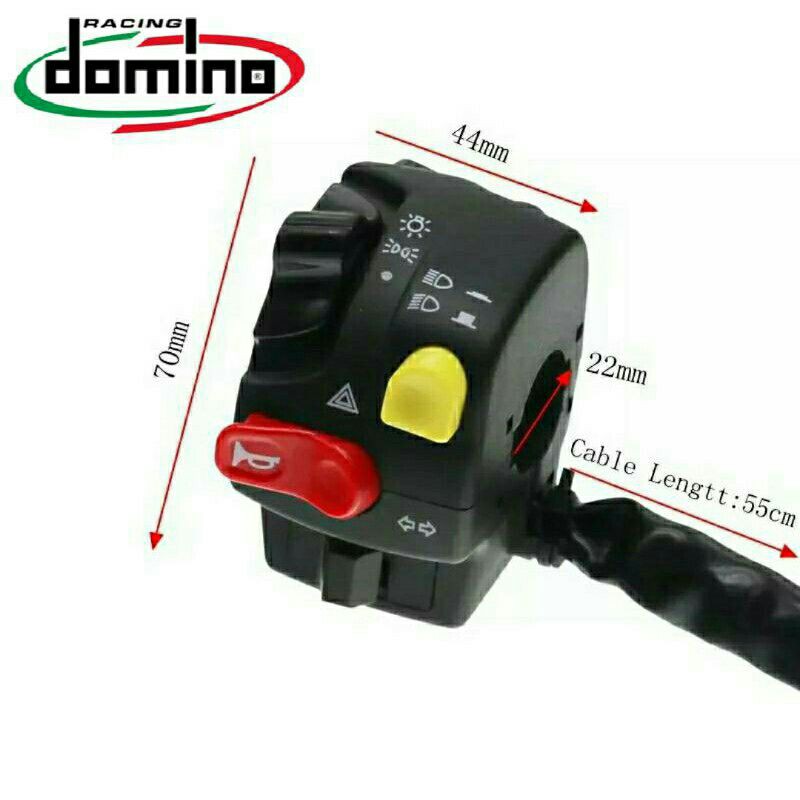 Saklar Kiri Domino Model KTC Kitaco Universal Semua motor Nmax Vixion Aerox Adv Pcx 150 Dll