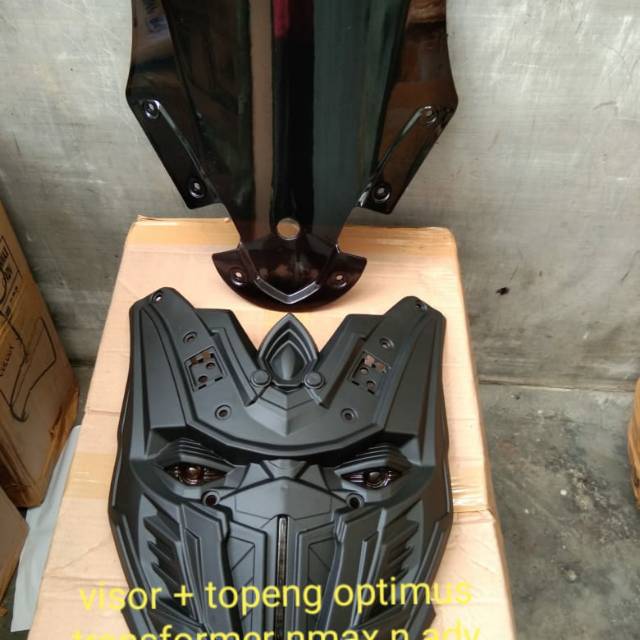 Visor + Topeng Tameng optimus trasformer yamaha new nmax 2020 dan honda ADV