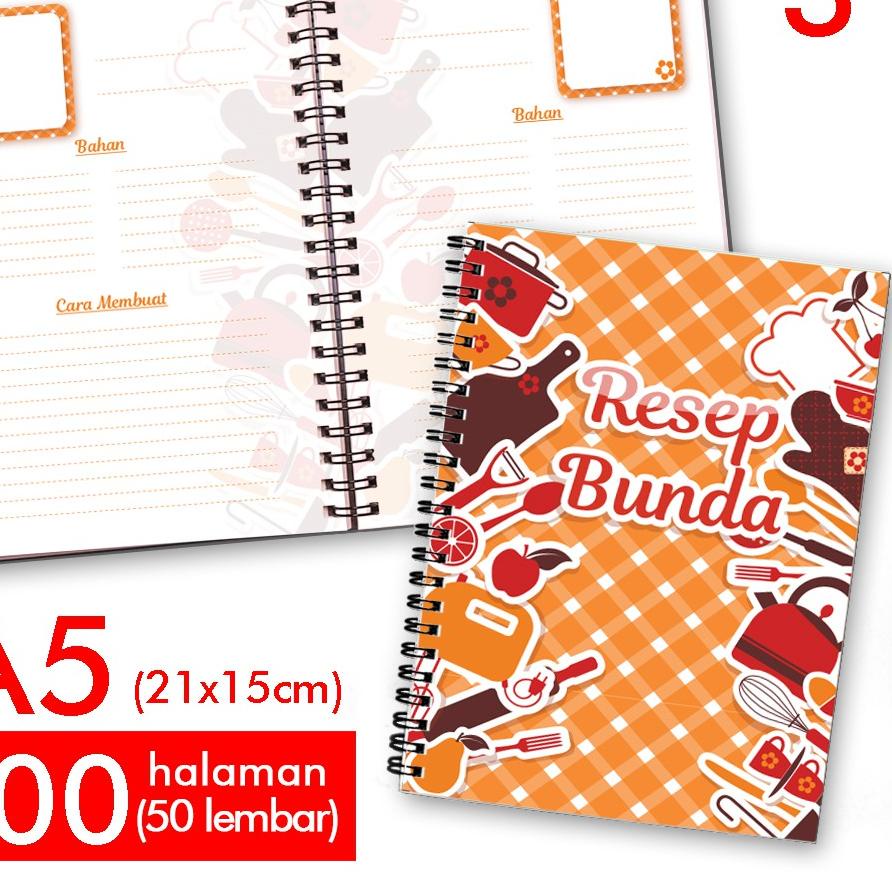 

SALE!!Notebook Buku Catatan Resep Masakan|RA1