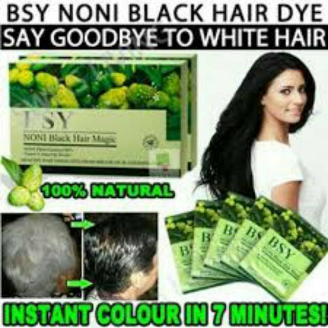 BSY NONI BLACK HAIR MAGIC SHAMPOO ORIGINAL - SHAMPO BSY NONIPER BOX ISI 20 SACHET