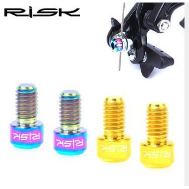 Risk Baut Titanium M6x10mm - Baut Titanium U Brake - Risk Baut Titanium V brake