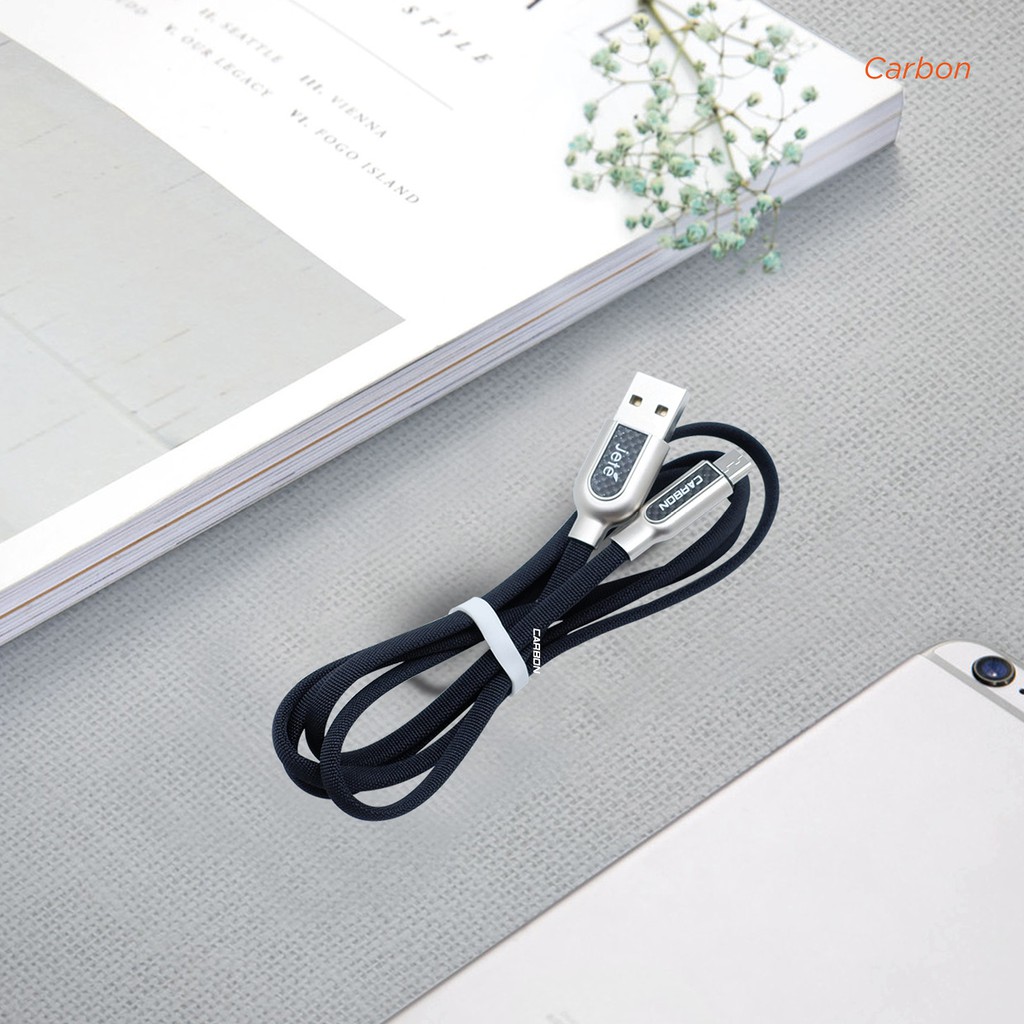 Kabel USB Micro Fast Charging JETE Carbon - Garansi Resmi 2 Tahun