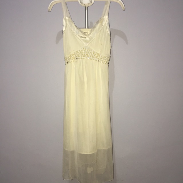 PRELOVED CHLOÉ ONE-SET PARTY DRESS (BAJU PESTA) ORIGINAL 100%