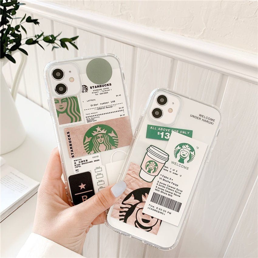SOFT CASE MOTIF Y20 Y20S Y12 Y15 Y17 Y12S Y91 Y93 Y95 Y30 Y50 Y51 REDMI NOTE 10 10 PRO 5G 8 9 9A 9C 9T POCO M3 X3 PRO 5G STARBUCKS-3