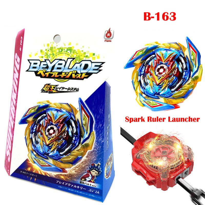 【Ready Stock！！】B-163 Booster Brave Valkyrie Evolution Beyblade  Burst/Superking/ Sparking Dengan Launcher Set Kid Toys