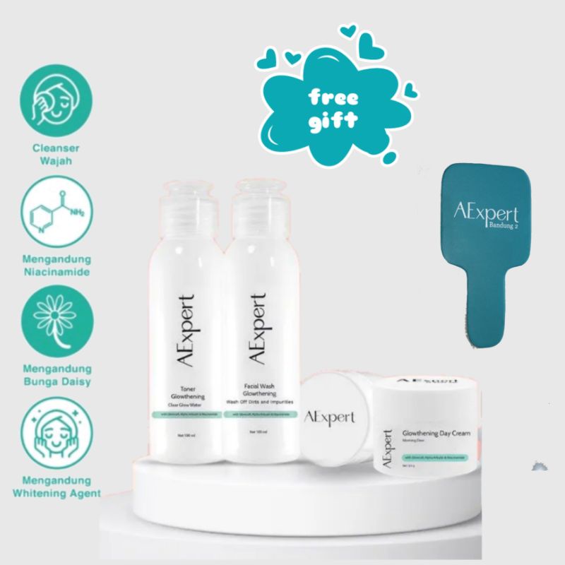 AEXPERT PAKET SKINCARE GLOWTHENING BY ASHANTY / SKINCARE / PERAWATAN WAJAH