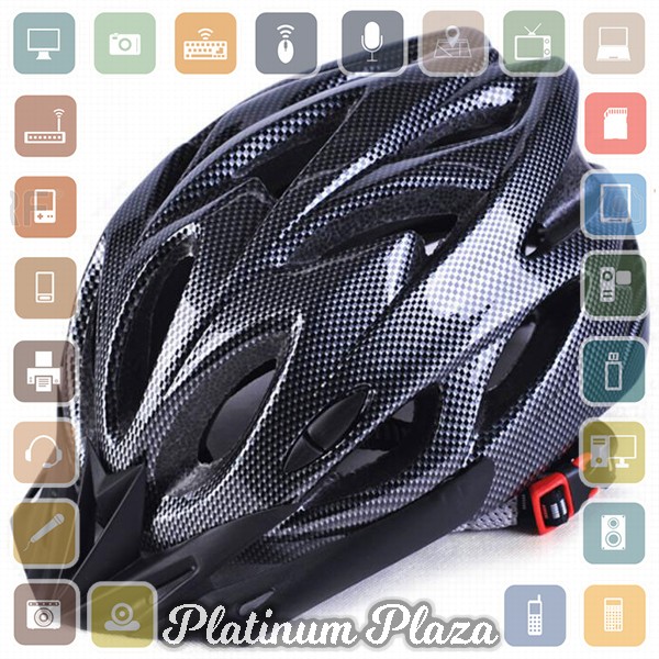 TaffSPORT Helm Sepeda Bicycle Road Bike Helmet EPS Foam PVC Shell - PHMAX WX022 - Black`24D8GR-