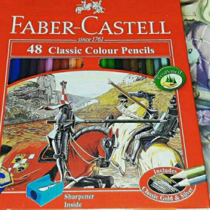 

Model Baru.. Faber Castell Classic Colour Pencils 48 L