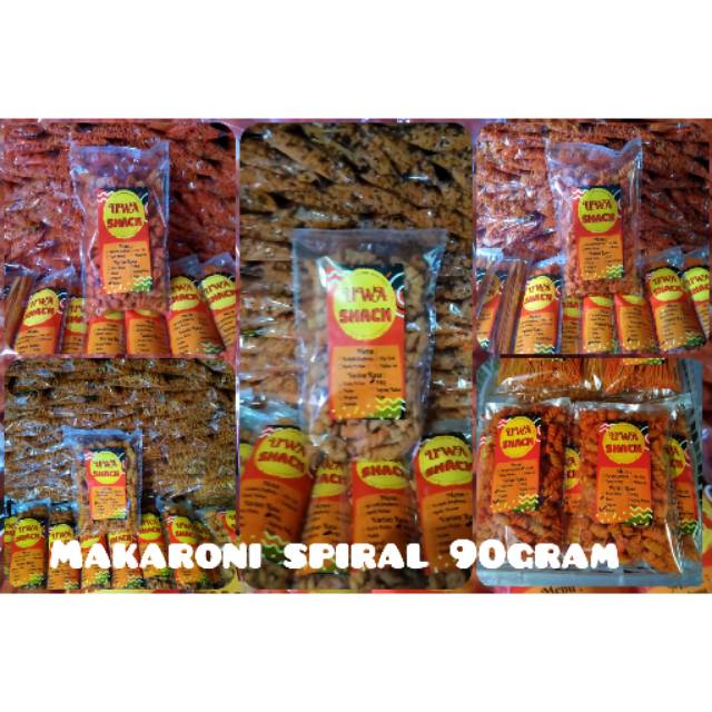 Makaroni Spiral Kemasan 90Gram Uwa Snack