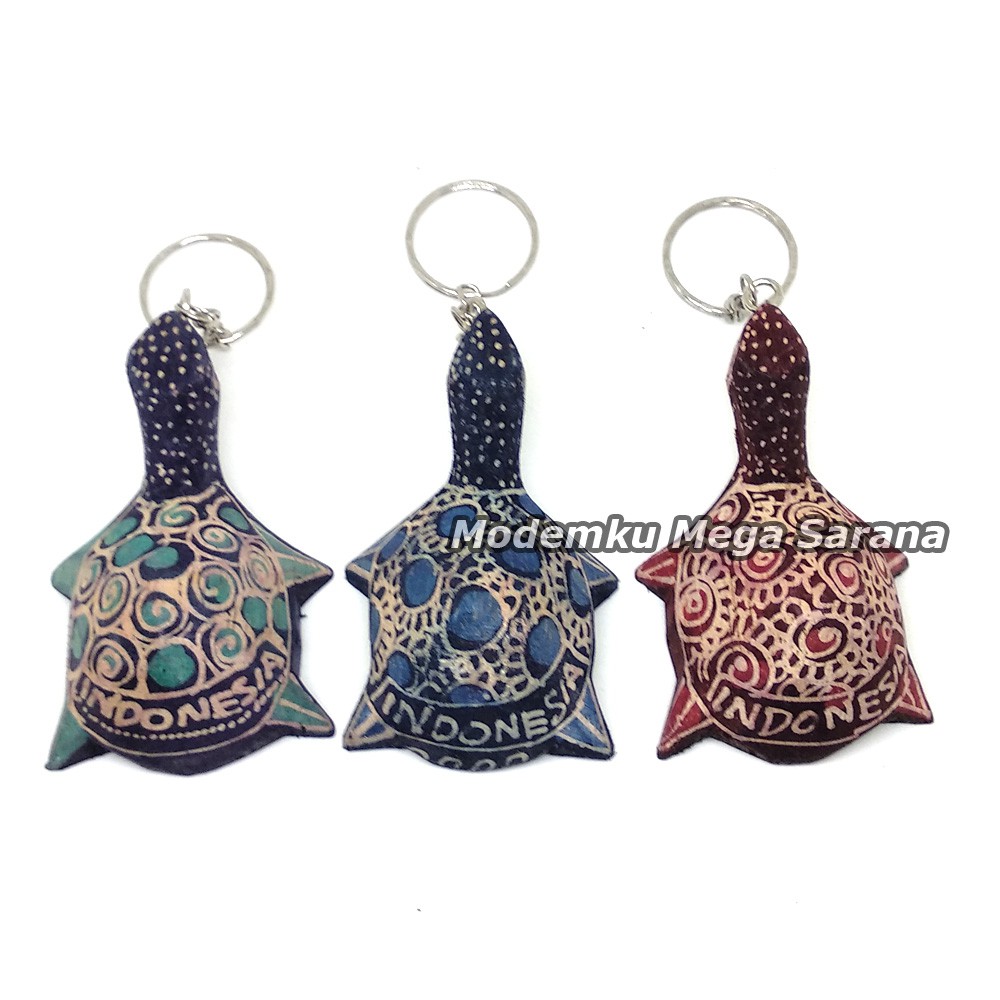 Souvenir Gantungan Kunci GKBTK02 Kura Kura Batik Indonesia