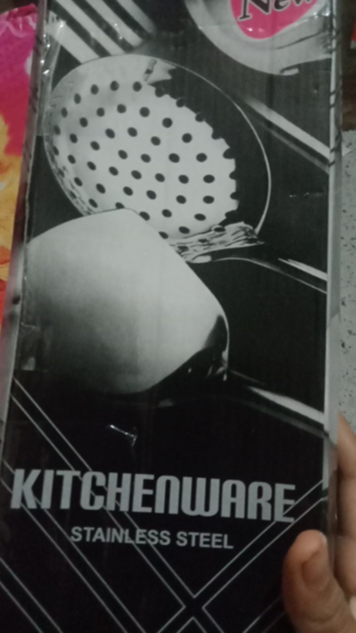 Set Alat Masak 4in1 Kitchen Ware Set Stainless Steel Spatula Alat Dapur Sutil