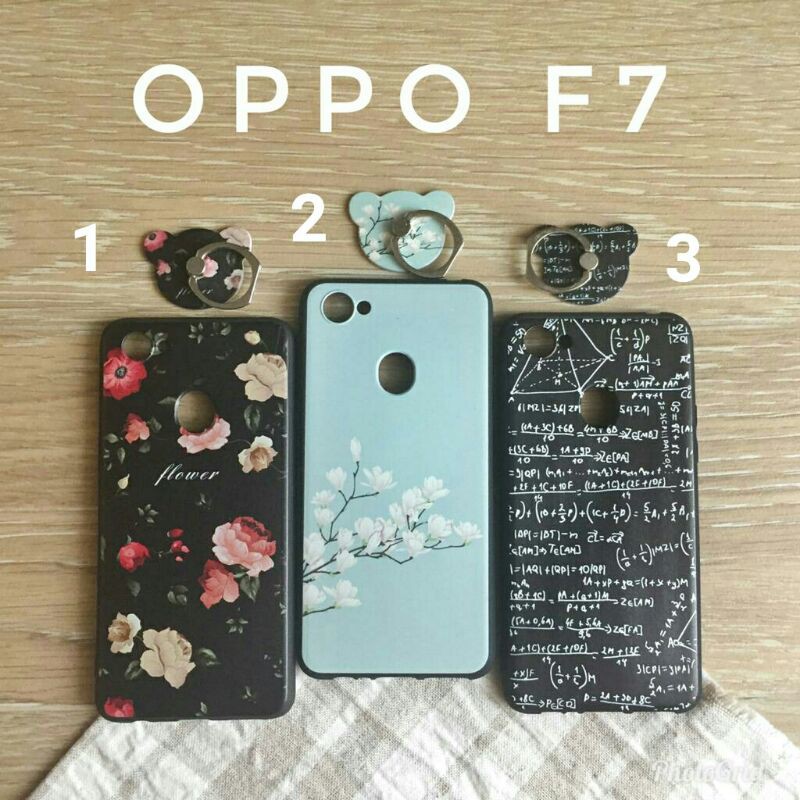 Soft Case Oppo F7 + iring | case oppo F7 casing hp oppo F7