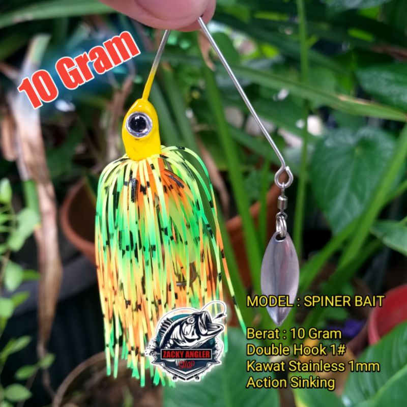 Spiner Bait 10 Gram Umpan Casting Gabus Pakai Safety Hook