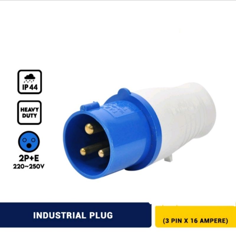 Steker Genset Kaki 3 DV