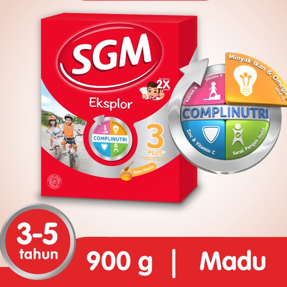 

SGM EKSPLOR 3+ MADU 900GR