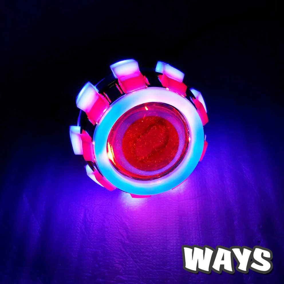 [L022] Lampu Projie Proji LED Ubur Ubur Angel Eye CB150 CBR Vixion R15 GSX R150 Satria FU Ninja 250