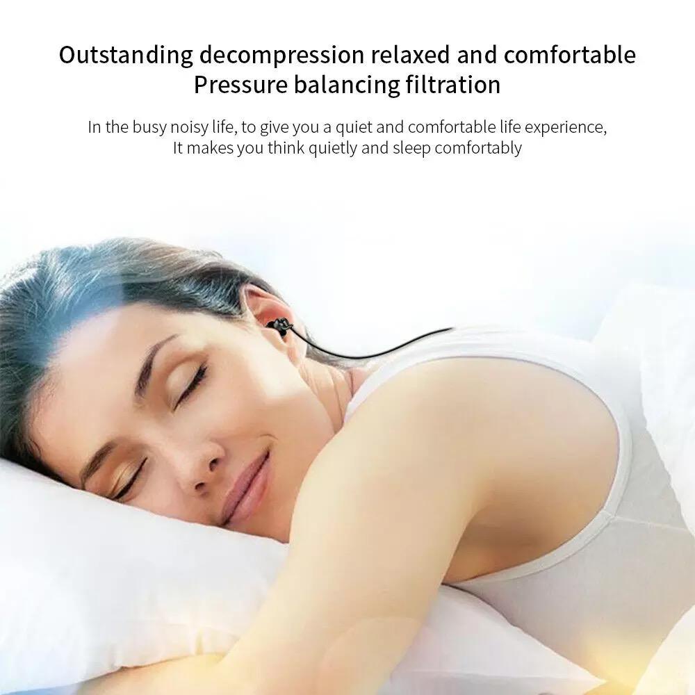 Earphone Handsfree Headset SLEEP TYPE-C Hifi Wired Mega Bass Stereo Soft Silicone Wear Comfortable Type C Plug In-ear Earphones