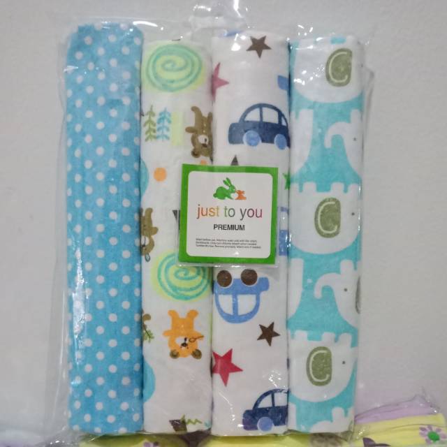 Bedong bayi selimut kain premium just to you 4in1