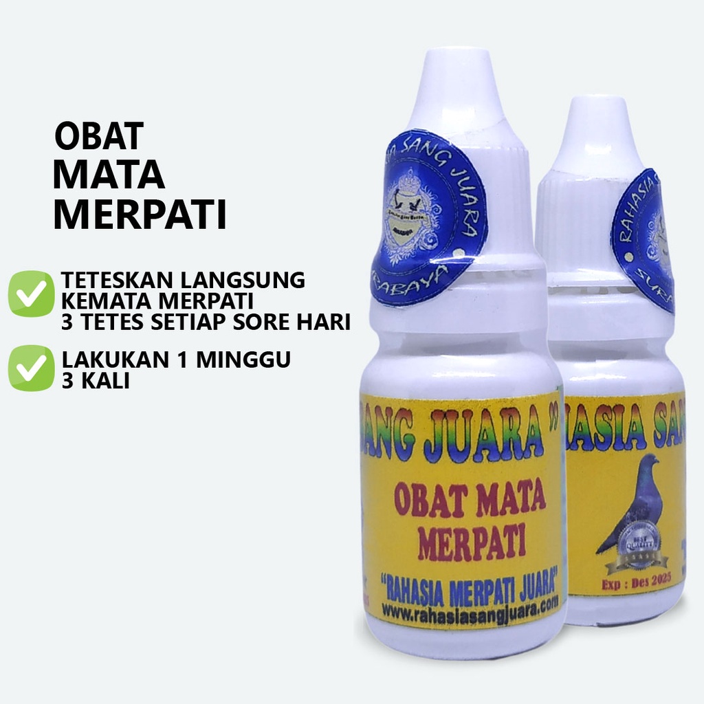 OBAT MATA MERPATI BERAIR BERBUSA KATARAK BENGKAK SNOT JUGA MENAMBAH TAJAM DAN AWAS