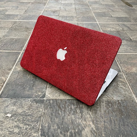 MacBook Case GLITTER RED