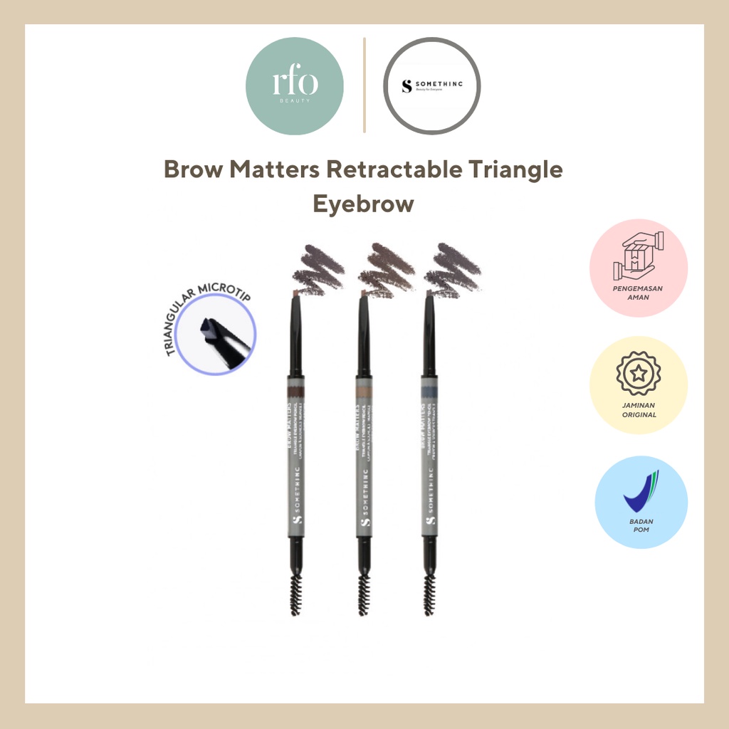 Somethinc Brow Matters Retractable Triangle Eyebrow